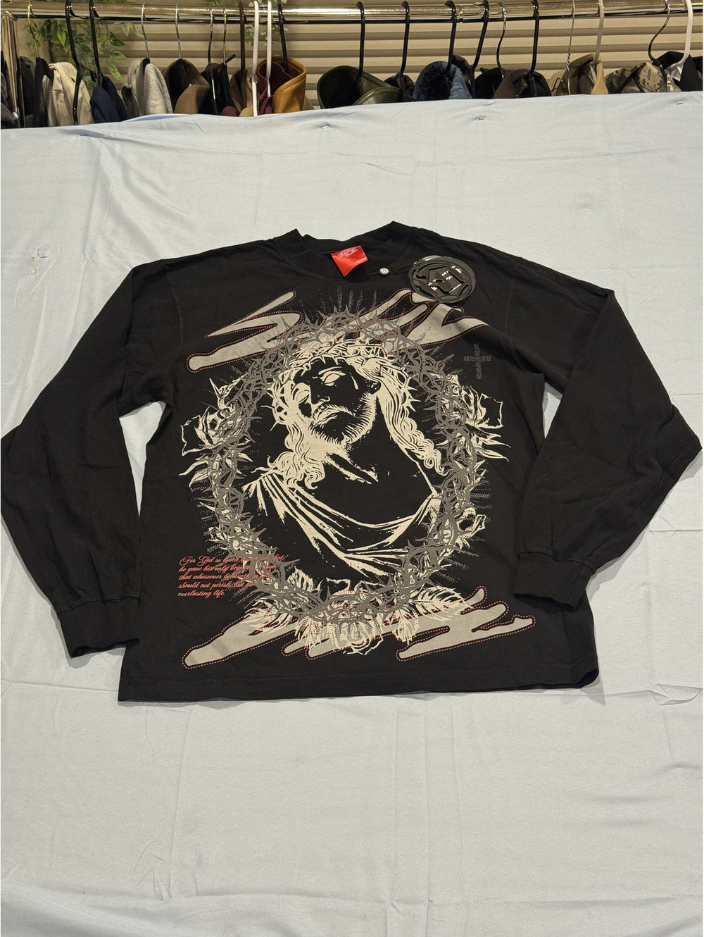 Evil Vice black graphic long sleeve shirt 47